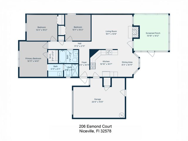 206 Esmond Court, Niceville, FL 32578