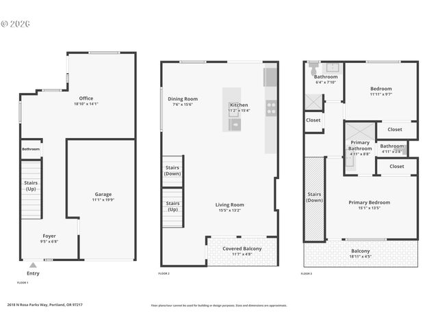 2618 N ROSA PARKS Way, Portland, OR 97217