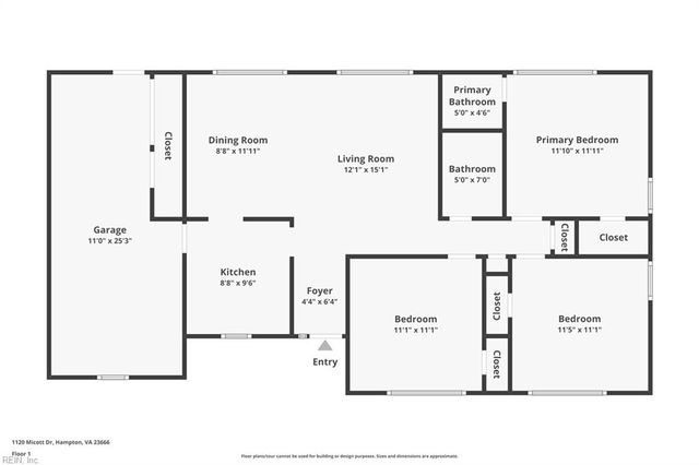 1120 Micott DR, Hampton, VA 23666