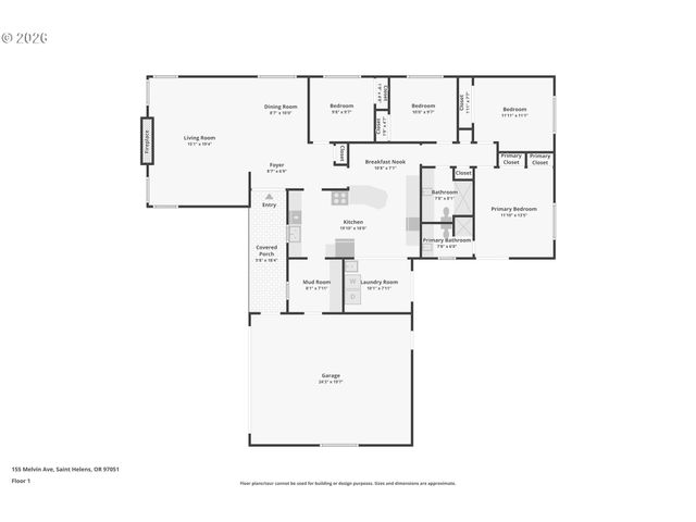 155 MELVIN Ave, St Helens, OR 97051