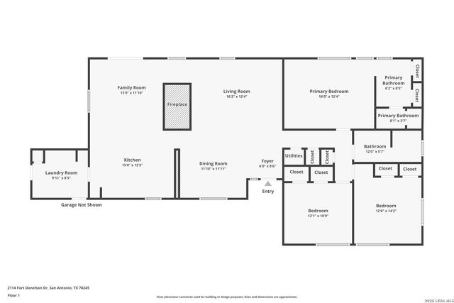 2114 FORT DONELSON DR, San Antonio, TX 78245