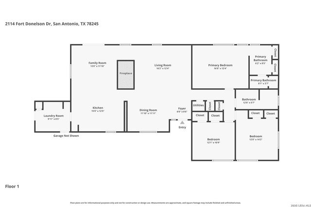 2114 FORT DONELSON DR, San Antonio, TX 78245