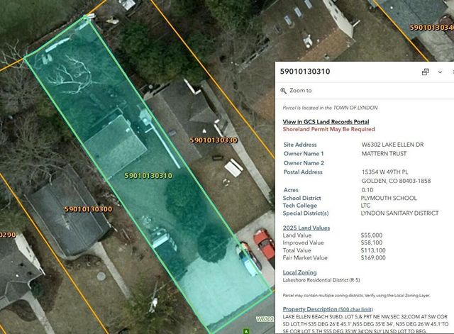W6302 Lake Ellen DRIVE, Cascade, WI 53011