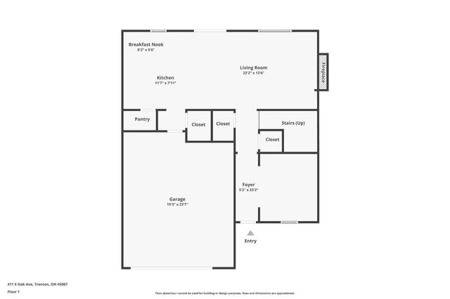 411 E Oak Avenue, Trenton, OH 45067