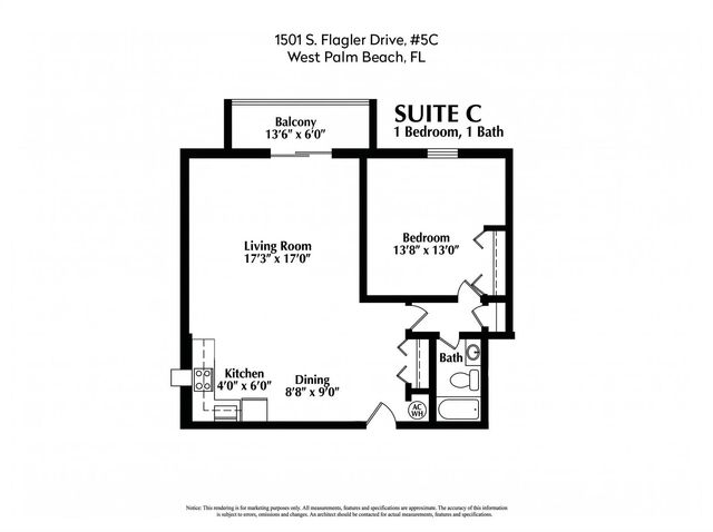 1501 S Flagler Drive 5c, West Palm Beach, FL 33401