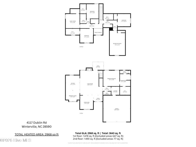 4117 Dublin Road, Winterville, NC 28590