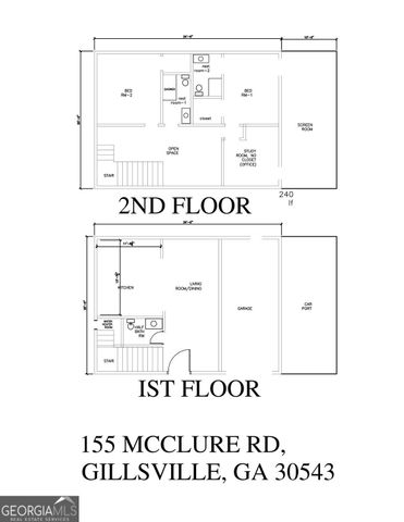 155 McClure Road, Gillsville, GA 30543