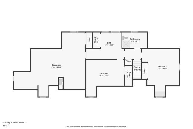 17 E Valley ROAD, Beloit, WI 53511