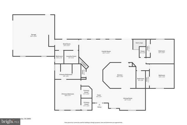 2481 YANCEYVILLE RD, Louisa, VA 23093