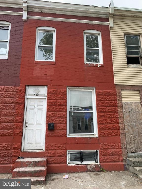Image 1 of property listing at 542 BRUNSWICK ST, Baltimore, MD 21223