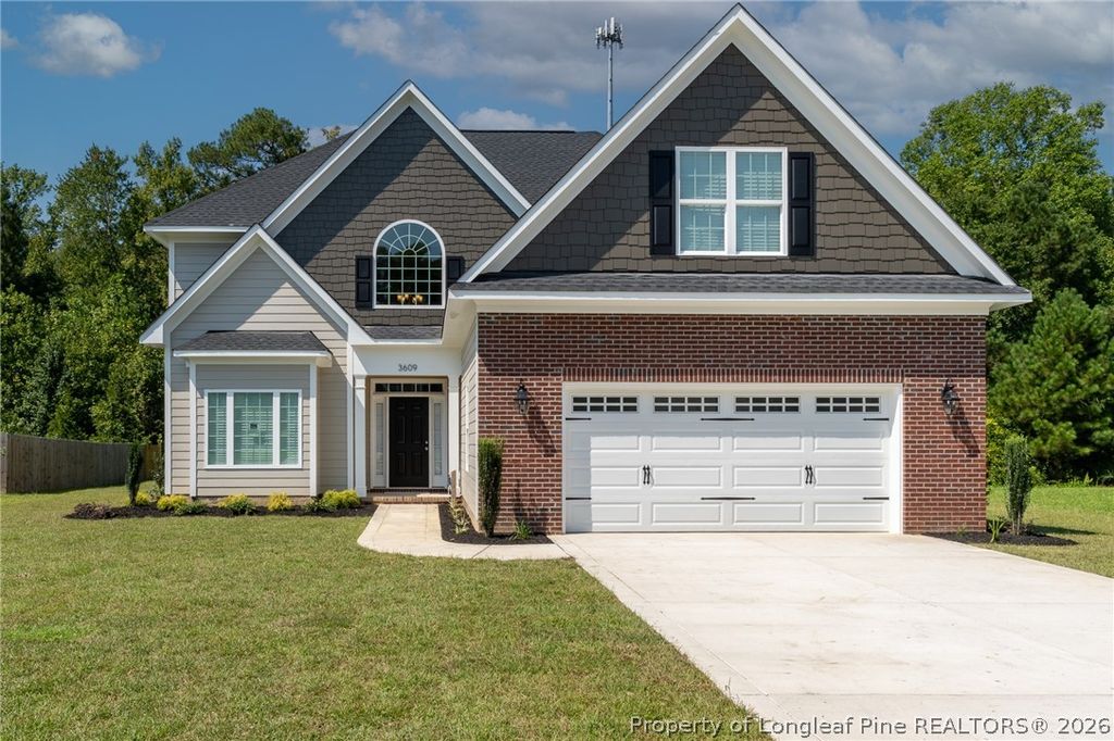 3609 Camberly (Lot 876) Drive, Fayetteville, NC 28306 — exterior