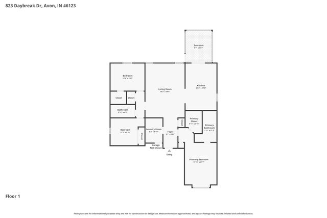 823 Daybreak Drive, Avon, IN 46123