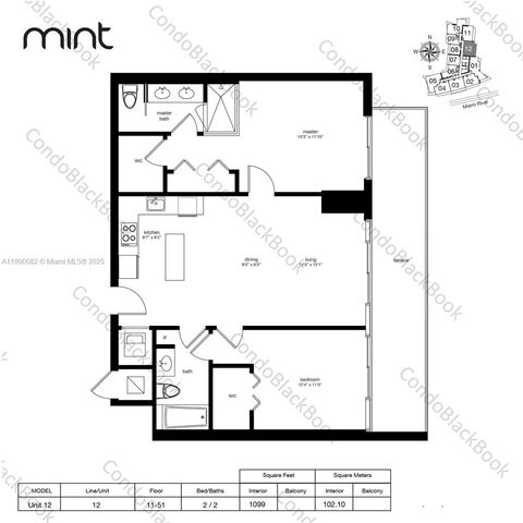 92 SW 3rd St 2712, Miami, FL 33130