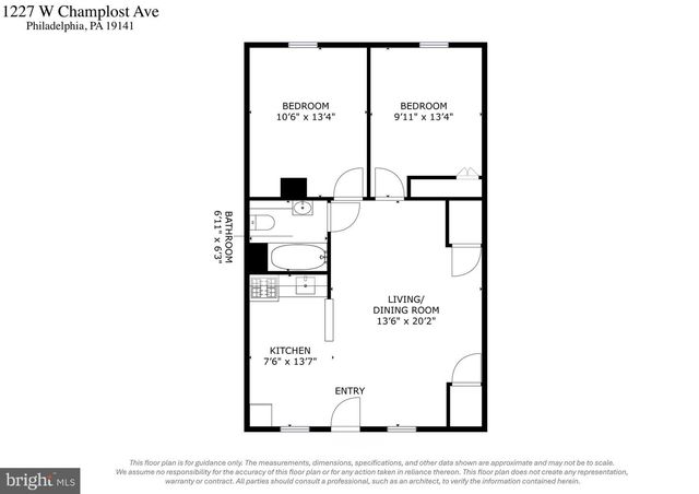 1227 W CHAMPLOST AVE, Philadelphia, PA 19141