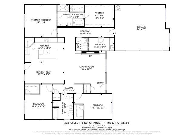 339 Cross Tie Ranch Road, Trinidad, TX 75163