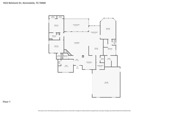 1022 Belmont Drive, Kennedale, TX 76060