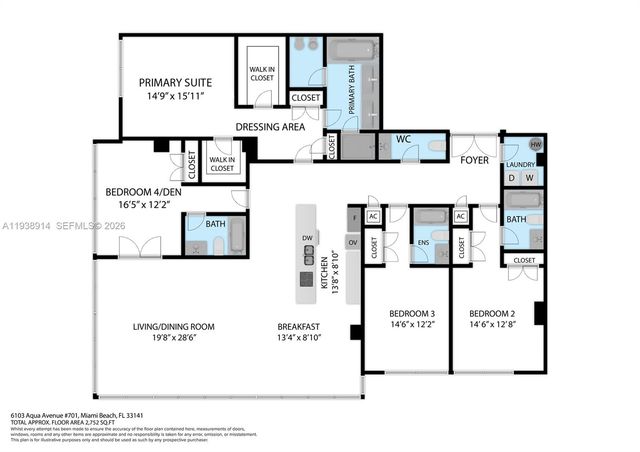 6103 Aqua Ave 701, Miami Beach, FL 33141