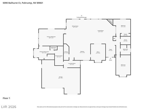 5090 Balhurst Court, Pahrump, NV 89061