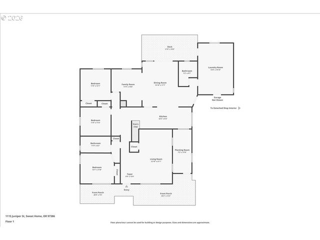 1115 JUNIPER St, Sweet Home, OR 97386