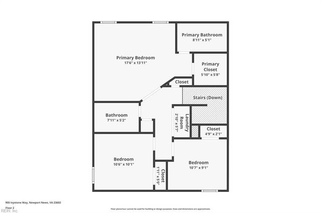 905 Ivystone WAY, Newport News, VA 23602