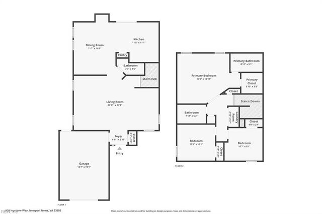 905 Ivystone WAY, Newport News, VA 23602