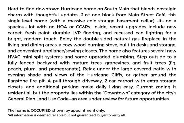 231 S MAIN ST, Hurricane, UT 84737