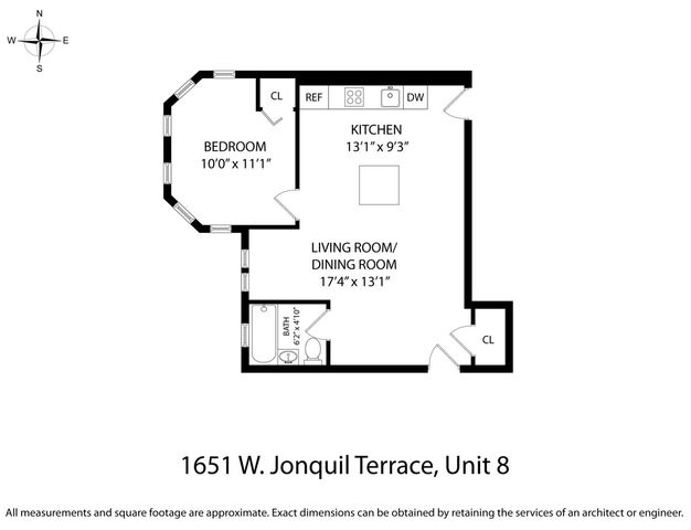 1651 W JONQUIL Terrace 08, Chicago, IL 60626