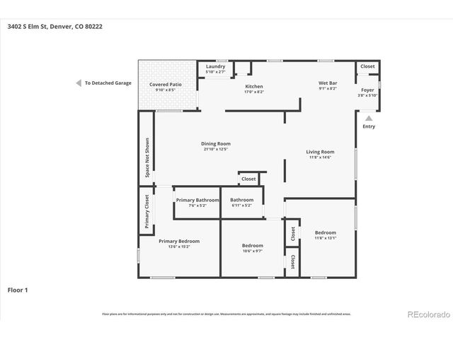 3402 S Elm St, Denver, CO 80222