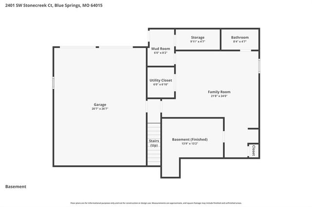 2401 SW Stonecreek Court, Blue Springs, MO 64015