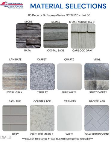 85 Decatur Drive, Fuquay Varina, NC 27526
