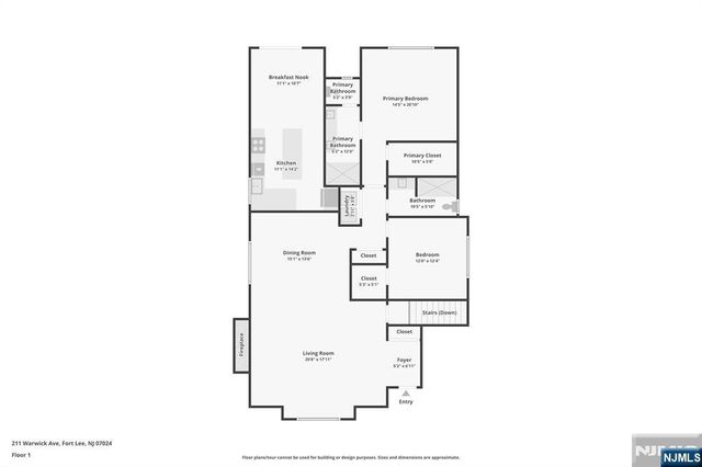 211 Warwick Avenue 1, Fort Lee, NJ 07024