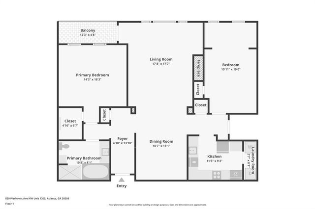 850 Piedmont Avenue NE 1205, Atlanta, GA 30308