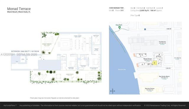 1300 Monad Ter 3E, Miami Beach, FL 33139