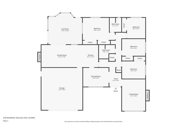 2733 Winfield Drive, Mountain View, CA 94040