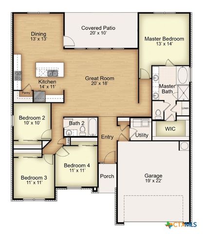 7106 Touchstone Drive, Temple, TX 76502