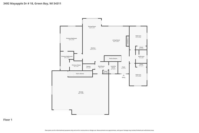 3492 MAYAPPLE DRIVE, Green Bay, WI 54311