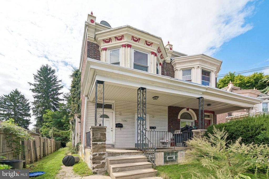 7106 DEVON ST, PHILADELPHIA, PA 19119 — exterior