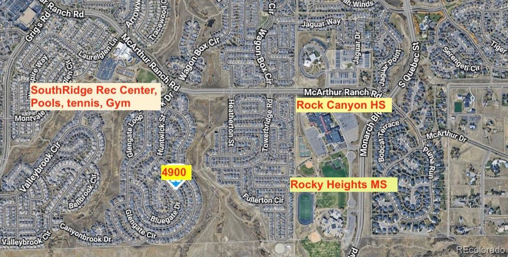 Image 35 of property listing at 4900 Bluegate Drive, Highlands Ranch, CO 80130