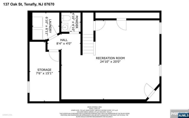 37 Oak Street, Tenafly, NJ 07670