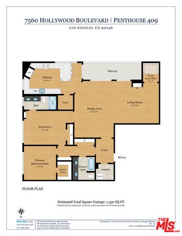 7560 Hollywood Boulevard PH409, Los Angeles, CA 90046