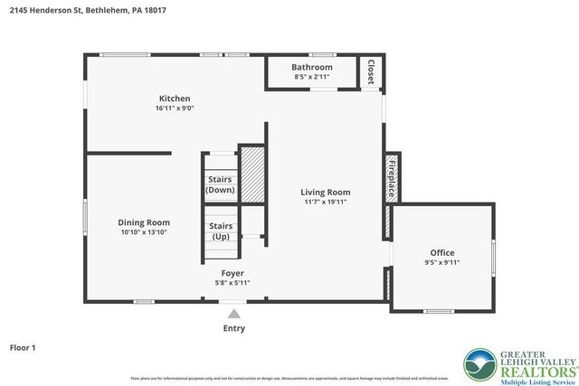 2145 Henderson Street, Bethlehem City, PA 18017