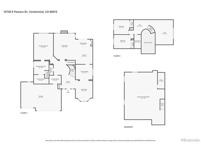 15730 E Powers Dr, Centennial, CO 80015