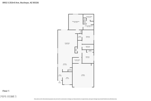 8952 S 253RD Avenue, Buckeye, AZ 85326