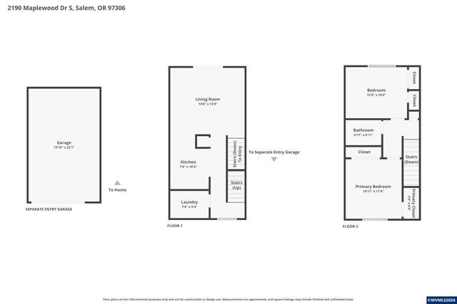 2190 Maplewood Dr S, Salem, OR 97306