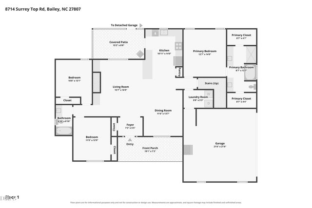 8714 Surrey Top Road, Bailey, NC 27807