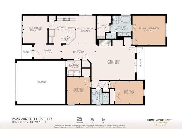 2526 Winged Dove Drive, League City, TX 77573