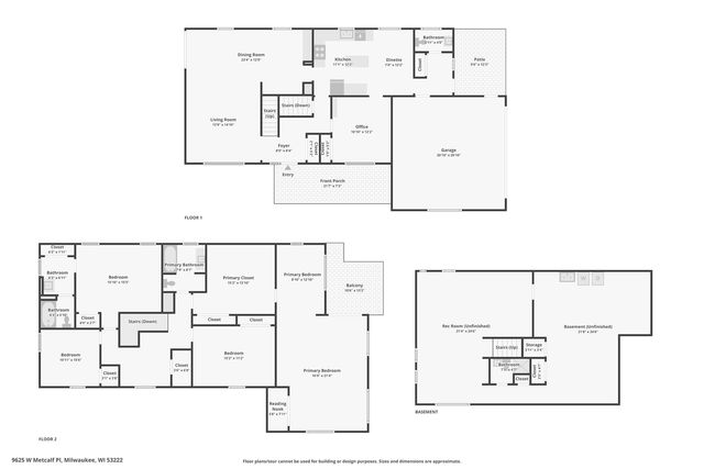 9625 W Metcalf PLACE, Milwaukee, WI 53222