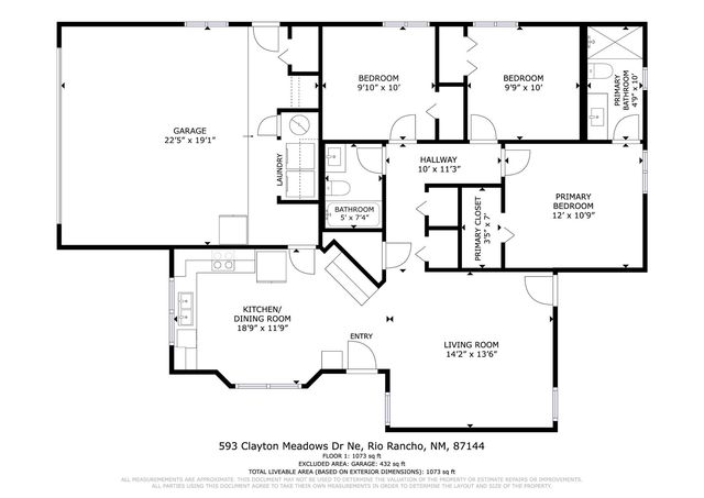 593 Clayton Meadows Drive NE, Rio Rancho, NM 87144