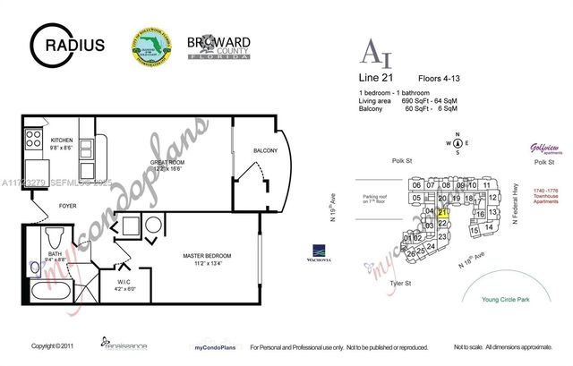 1830 Radius Drive 421, Hollywood, FL 33020