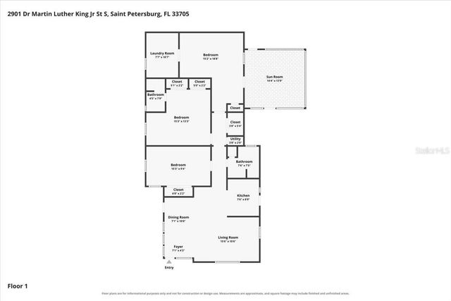 2901 DR MARTIN LUTHER KING JR STREET S, St Petersburg, FL 33705